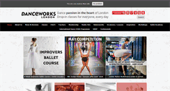 Desktop Screenshot of danceworks.net