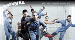 Desktop Screenshot of danceworks.ca
