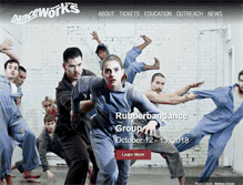 Tablet Screenshot of danceworks.ca